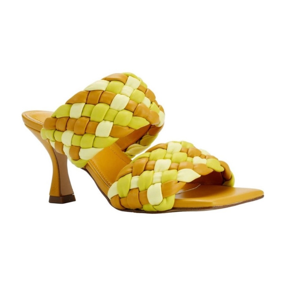 New Marc Fisher Woven Braided Toree Heeled Sandal